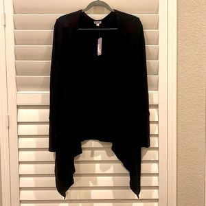 Splendid Short/Long black cardigan - never worn, still has the tag